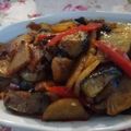 รูป Cooksnap ของ มาลี(黃細卿) เมื่อเขาทำ มันฝรั่งผัดมะเขือยาว(เจ)