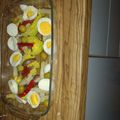 El cooksnap de consuelogt47 cuando hizo Cogollos de lechuga con anchoas y pimientos de piquillo.