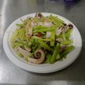 潘俊霖的(簡單料理) 的 芹菜炒花枝 cooksnap