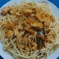 El cooksnap de Danny German Flores Lloja cuando hizo Tallarín loqui.
