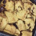 Cooksnap AdiyIza semasa beliau membuat Puding Roti Sos Kastard.