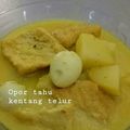 Cooksnap dari kiki aprillia untuk resep Opor Telor Tahu Kentang #SeninSemangat