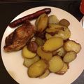El cooksnap de Vania Diaz cuando hizo Papas rústicas al romero.