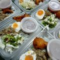 Cooksnap Dr. Zie Azizah semasa beliau membuat Nasi kerabu hitam (bunga telang).