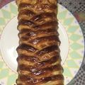El cooksnap de mariajo_robles_lopez cuando hizo Trenza de hojaldre con jamón y queso.