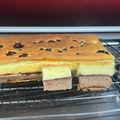 Cooksnap dari Sachie untuk resep Lapis Ekonomis Vanilla Greenteea Lembut 6 Telur ajaa