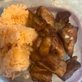 El cooksnap de Luzzy Minne Tap cuando hizo Costillas de cerdo a la bbq con arroz rojo.