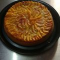 El cooksnap de Miriam Falcon cuando hizo Pastel de manzanas con yogur.