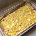 El cooksnap de Cecilia Méndez cuando hizo Tarta de zucchini y jamón.