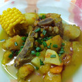El cooksnap de Claudia T. de Córdoba cuando hizo Carbonada Criolla.