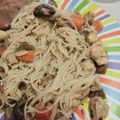 El cooksnap de Loli Vargas Bono cuando hizo Fideos de arroz 🍛 con pollo y verdura 🤤.