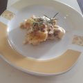 Cooksnap de Douglas Pinel quando cozinhou Macarrão ninho recheado assado no molho bechamel.