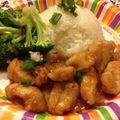 pegoticosmom's cooksnap of when they made Orange chicken.