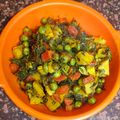 Seema gupta का कुकस्नैप जब उन्होंने आलू मटर की सब्जी (aloo matar ki sabzi recipe in Hindi) बनाया था।