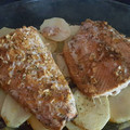 El cooksnap de Encarni Inamas cuando hizo Salmón al horno con patatas.