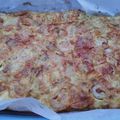 El cooksnap de Pepe cuando hizo Pastel de puerro y gambas.