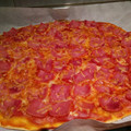 El cooksnap de mperera cuando hizo Pizza margarita de masa fina.