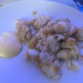 El cooksnap de Marta cuando hizo Bacalao empanado en airfryer con mayonesa de pimentón.