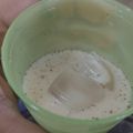 El cooksnap de Bella Avila cuando hizo Agua de Horchata Exprés.