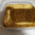 El cooksnap de Mariana Iglesias cuando hizo Budín de pan en microondas.