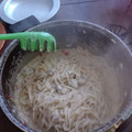 El cooksnap de Lalo Leira cuando hizo Fideos con crema, rápido y fácil.