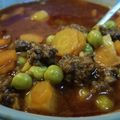 صورة من ضياء ، شاركها بعد تجربة وصفة يخنة الخضار باللحمة المفرومة وارز بالشعيرية 🍜