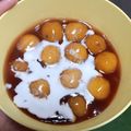 Cooksnap dari Novrina Irdariesny untuk resep Bubur Candil Ubi Kuning/Kolak Biji Salak