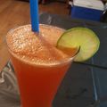 El cooksnap de Sandry Cruz♡ cuando hizo Michelada a mi estilo con chamoy y salsa Valentina.