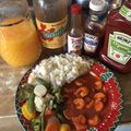 El cooksnap de Gloria Bravo cuando hizo Camarones a la diabla.