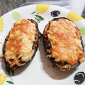 El cooksnap de César Gutierrez cuando hizo Berenjenas rellenas.