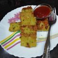 Aruna Thapar's cooksnap of when they made Kothimbir vadi.