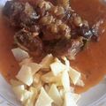 El cooksnap de Ana Viso cuando hizo Carne guisada con patatas fritas.