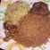 Mamu's cooksnap of when they made Jollof and fried rice,with pepper chicken and salad.