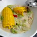 Cooksnap dari Dapur Mama Vi-Ra untuk resep Bobor Sawi Putih Jagung Manis
