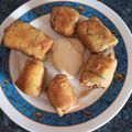 El cooksnap de Ariadna cuando hizo Rollitos de calabacín.
