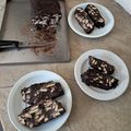 El cooksnap de Lorena Azzi cuando hizo Salchichón de chocolate.