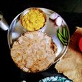 Charusheela Prabhu's cooksnap of when they made पिठलं.
