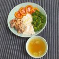 Cooksnap dari anggyta gestien untuk resep Nasi + Ayam Hainan Kukus