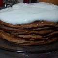 El cooksnap de Ari Frávega cuando hizo Torta Rogel de chocolate.