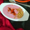 Anjana Sahil Manchanda का कुकस्नैप जब उन्होंने बीटरूट पूरी और बीटरूट रायता (Beetroot Puri aur Beetroot Raita recipe in Hindi) बनाया था।