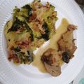 El cooksnap de Carmen Maria cuando hizo Brócoli al horno con bacon.