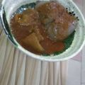Kudirat Omotosho's cooksnap of when they made Ogbonor with Okro soup.