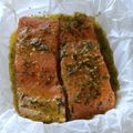 El cooksnap de José Luis Martínez Rodríguez cuando hizo Salmón a la naranja.
