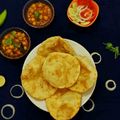 Mauli Mankad's cooksnap of when they made છોલે ભટુરે (Chhole Bhature Recipe In Gujarati).