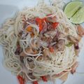 Cooksnap dari Eko Lilis untuk resep Mie urai cumi sambel matah