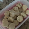 El cooksnap de Dalia Olivella cuando hizo Alfajor de maizena con harina de avena.