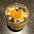 Flavour101's cooksnap of when they made Honey and almond flakes overnight oats.