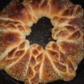 El cooksnap de Euge Nuñez cuando hizo Pan relleno con queso y jamón cocido 😋.