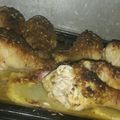 El cooksnap de Gema cuando hizo Pollo al horno con sopa de cebolla.