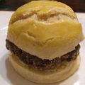 El cooksnap de Laura Carrasco cuando hizo Pan de hamburguesa y hamburguesa casera.